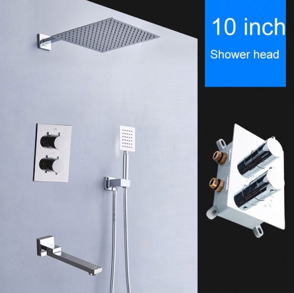 10 inch concealed mounted mixer brass wall box mi variants 1 constant temperature shower faucet