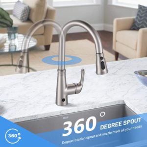 Pull Down Sprayer Kitchen Faucets