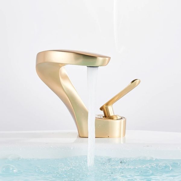 Brushed Gold basin faucets bath basin mixer faucet cr variants 4 Bath Basin Mixer Faucet