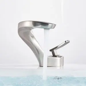 uxury Bath Basin Mixer Faucet Waterfall Hot and Cold Water Mixer