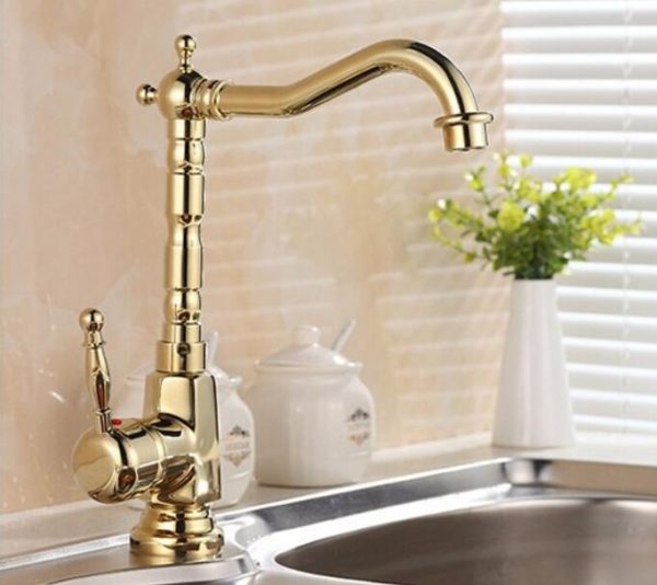 Model 2 new arrivals european retro style and go variants 1 Gold Surface Kitchen Faucet