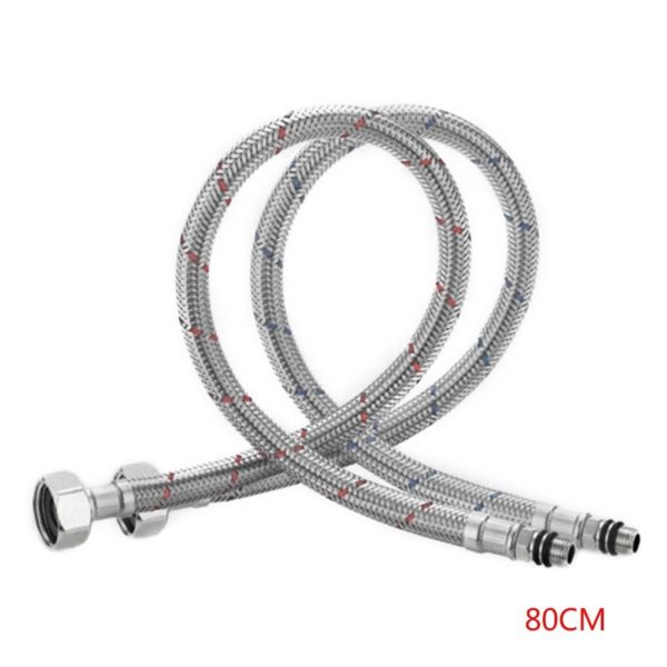 Size 80cm new style water line plumbing hoses brai variants 1 Water Line Plumbing Hoses Braided G1/4