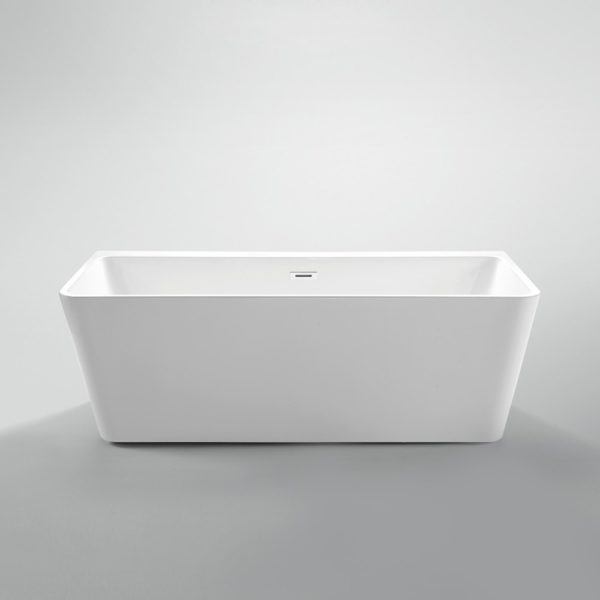 aquacubic high quality simple white cent main 1 rectangular freestanding tub