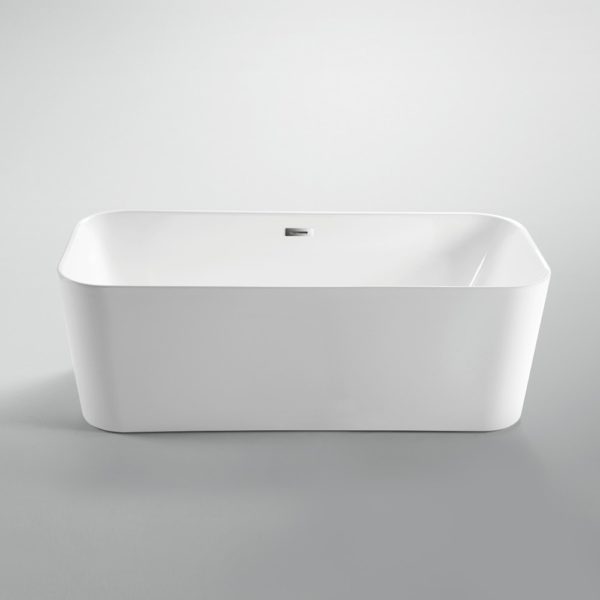 aquacubic high quality simple white cent main 2 rectangular freestanding tub