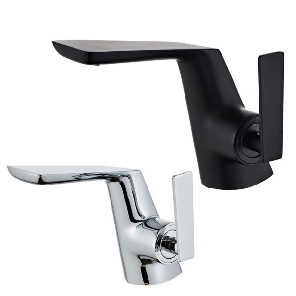 bakala matte black brass body basin fauc main 1 black Brass body basin faucet