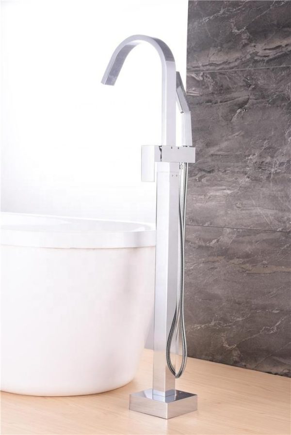 bathtub faucet adaptor matte freestand p main 2 Freestanding Tub Faucet