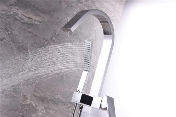 bathtub faucet adaptor matte freestand p main 4 Freestanding Tub Faucet