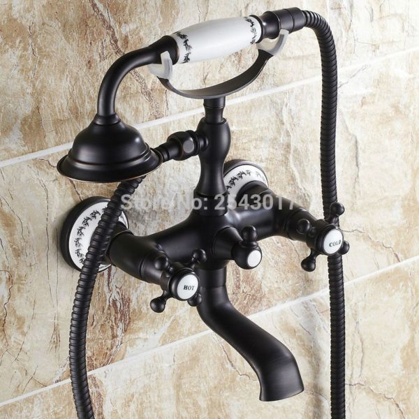 black bronze finish bathroom telephone s main 0 telephone shower set