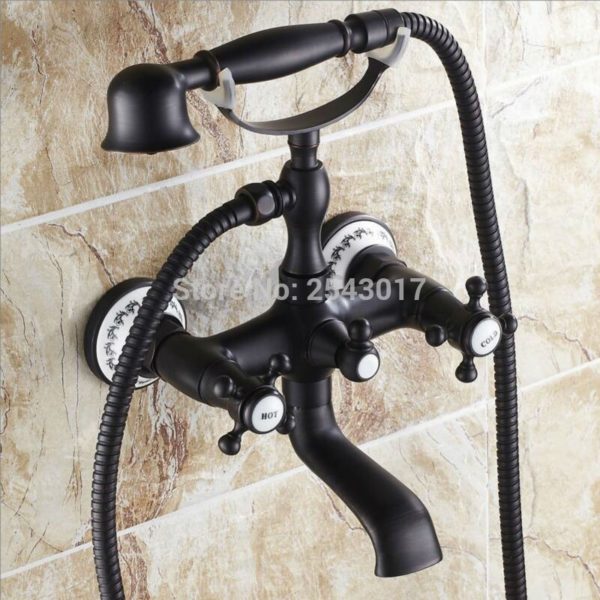 black bronze finish bathroom telephone s main 1 telephone shower set