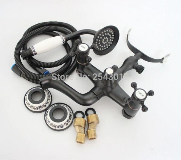 black bronze finish bathroom telephone s main 5 telephone shower set