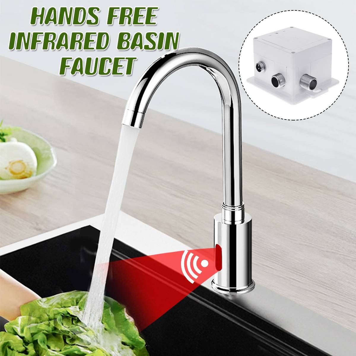 Kitchen sensor faucet