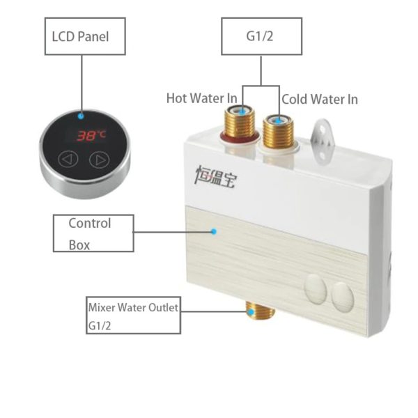 jmkws memory bathroom shower system ther main 3 SHOWER SET SYSTEM WITH DIGITAL DISPLAY