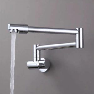 Wall Mounted Foldable Faucet 360 degree Rotate-able Basin Faucet