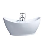 Luxury Boat Shape Standalone Bathtub Acrylic Bathtub