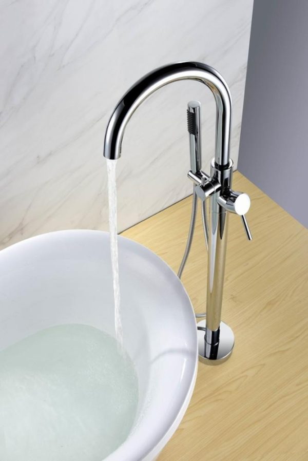 mixer stand attachment faucet bathtub pa main 4 Tub Mixer Stand Faucet