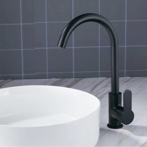 Black Modern Basin Faucet Single LEVER faucet