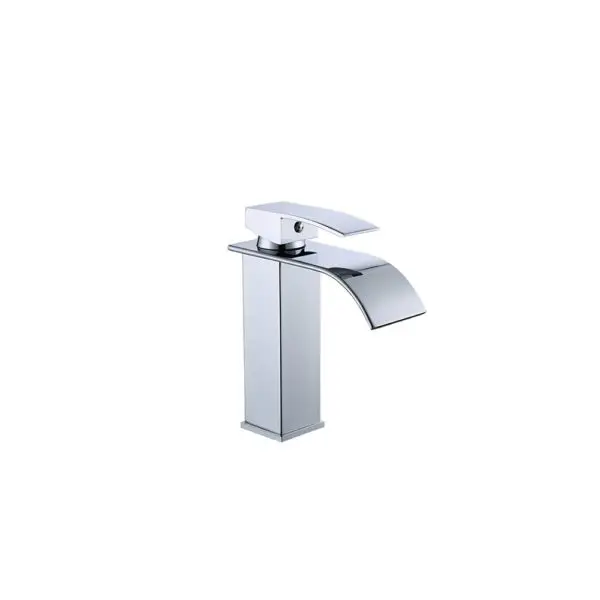 Modern Bathroom Basin Faucet Chrome Vanity Vessel Sink Crane Faucet - Image 2