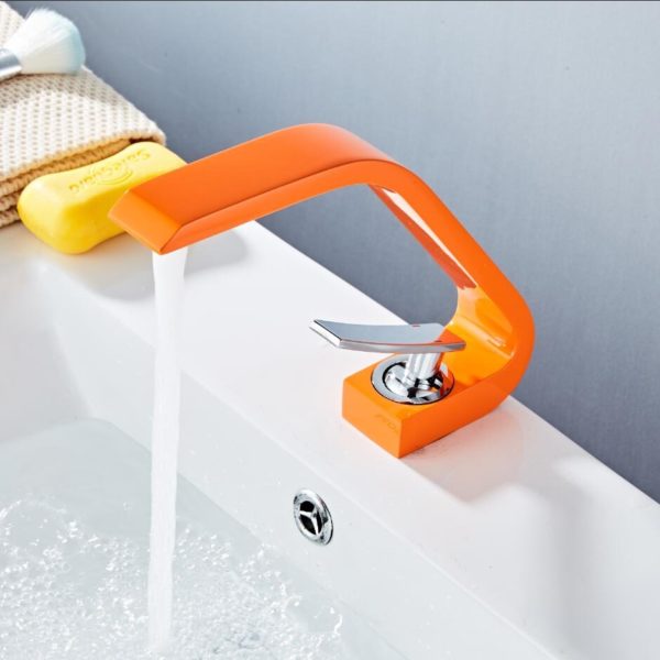 orange chrome luxury basin faucets modern white chrome variants 5 White Chrome Brass Bathroom Sink Faucet