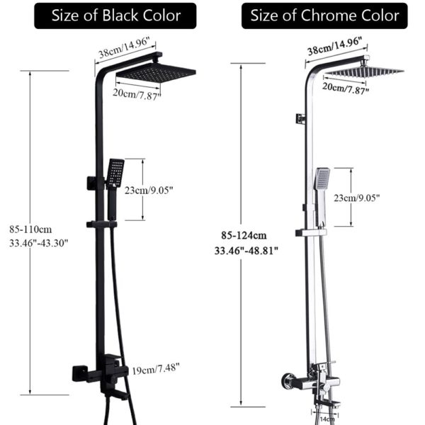 rozin chrome shower cabin faucet set bat main 5 Chrome Shower Cabin Faucet Set