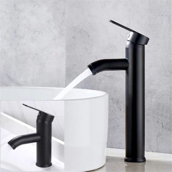 single handle bathroom basin faucets col main 2 Basin Sink Tap Black