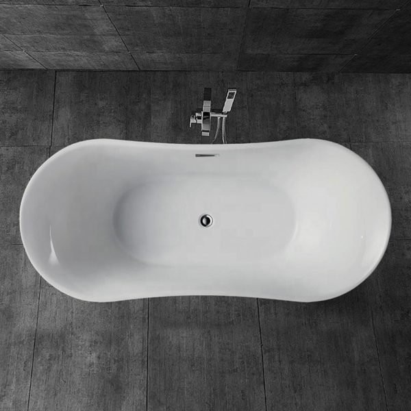 white black acrylic whirlpool freestandi main 1 FREESTANDING STANDALONE BATHTUB