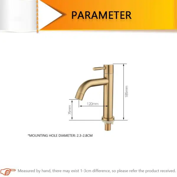 Sensor Sink Faucet Smart Bathroom Gold Touch Faucets - Image 3