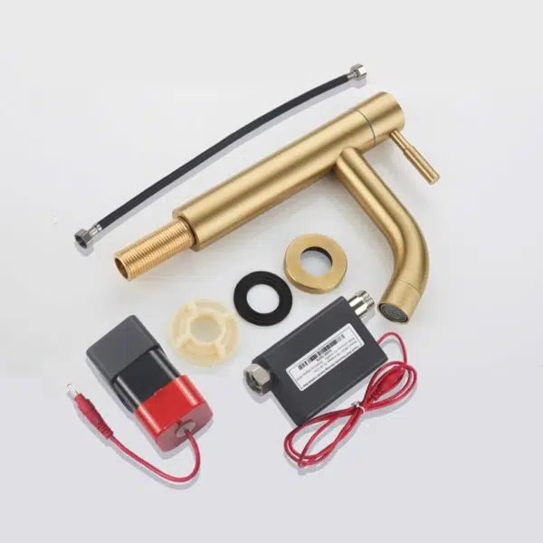 Sensor Sink Faucet Smart Bathroom Gold Touch Faucets - Image 4